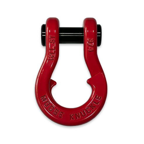 Jowl Recovery Red Shackles: Rugged Strength Meets Bold Style
