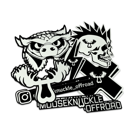 Mooseknuckle Tough Premium Sticker Packs for Offroad Style