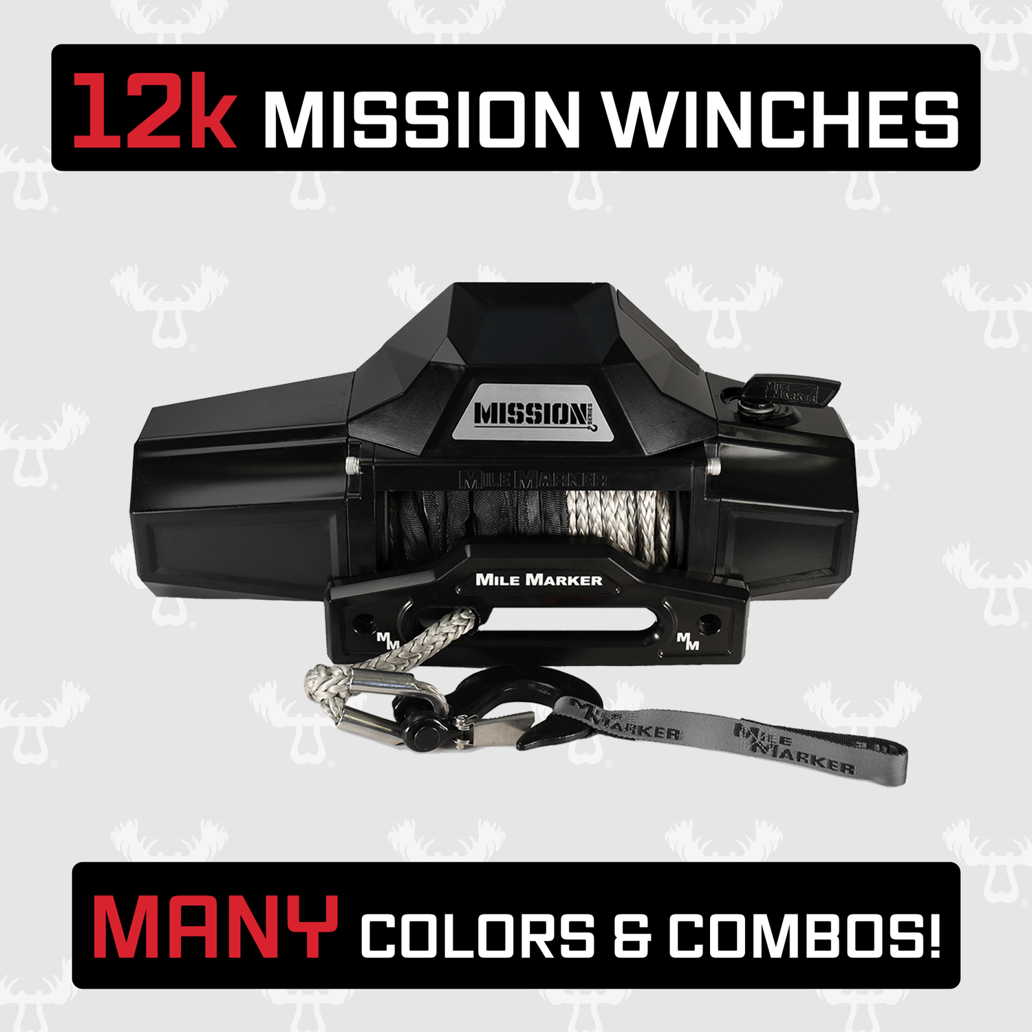 Mile Marker 12,000lb Mission Winches