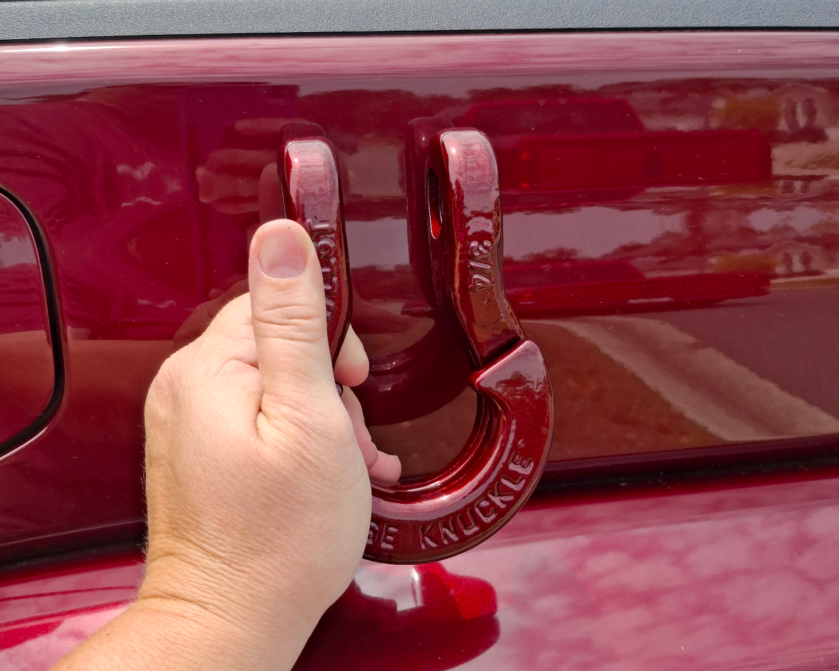 Jeep Snazzberry Powder Coated Shackles