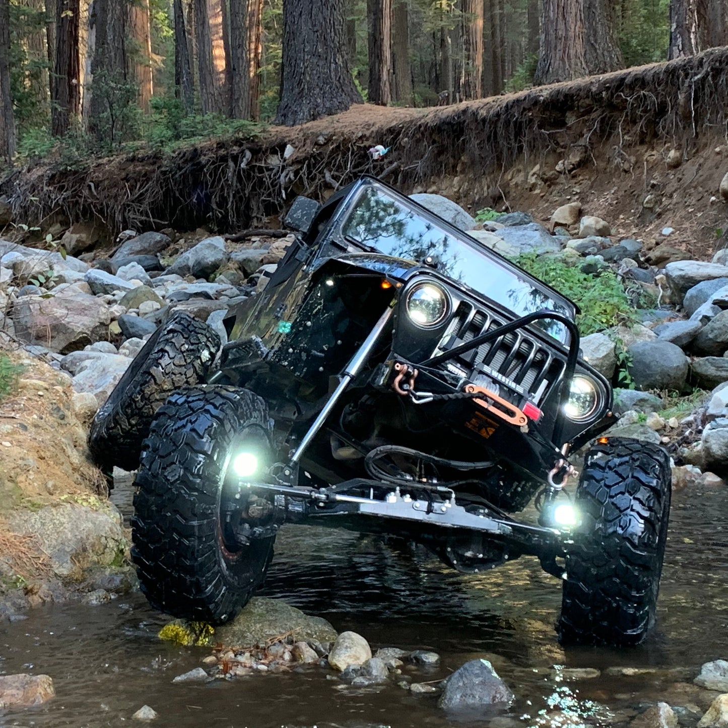 Diamond Series High Clearance Front Fenders w/Comp Inners for Jeep TJ Wrangler