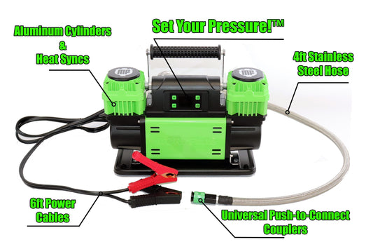 MORRFlate TenSix PSI Pro 12v Portable Compressor - Gen2