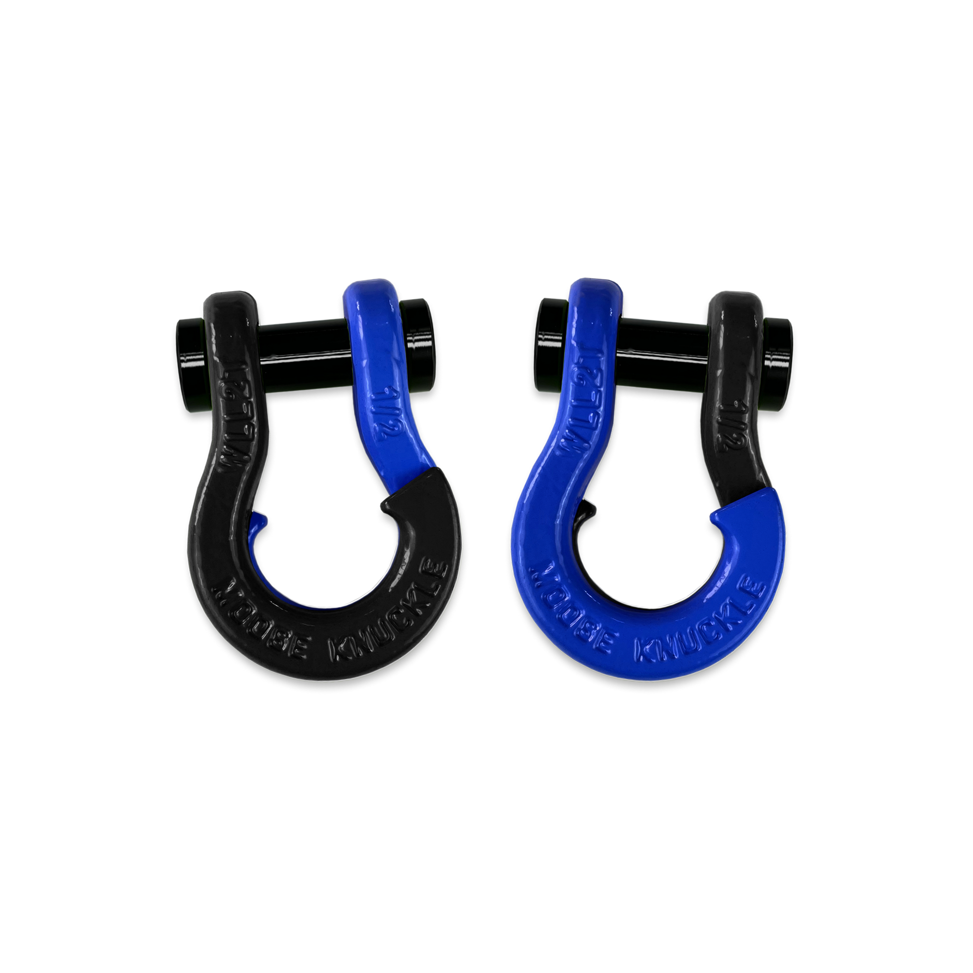 Jowl 1/2 inch SxS Split Shackle in Black Hole and Blue Balls Combo