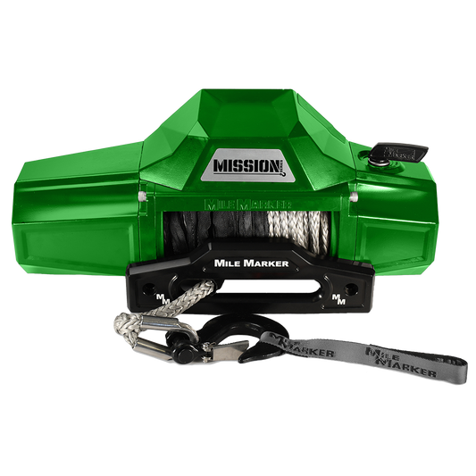 Electric Winch for Truck Mission Series 10k Scream Green