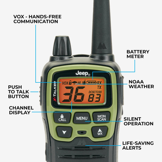 T77VP5 X-Talker Jeep Walkie Talkie Bundle - T77VP5