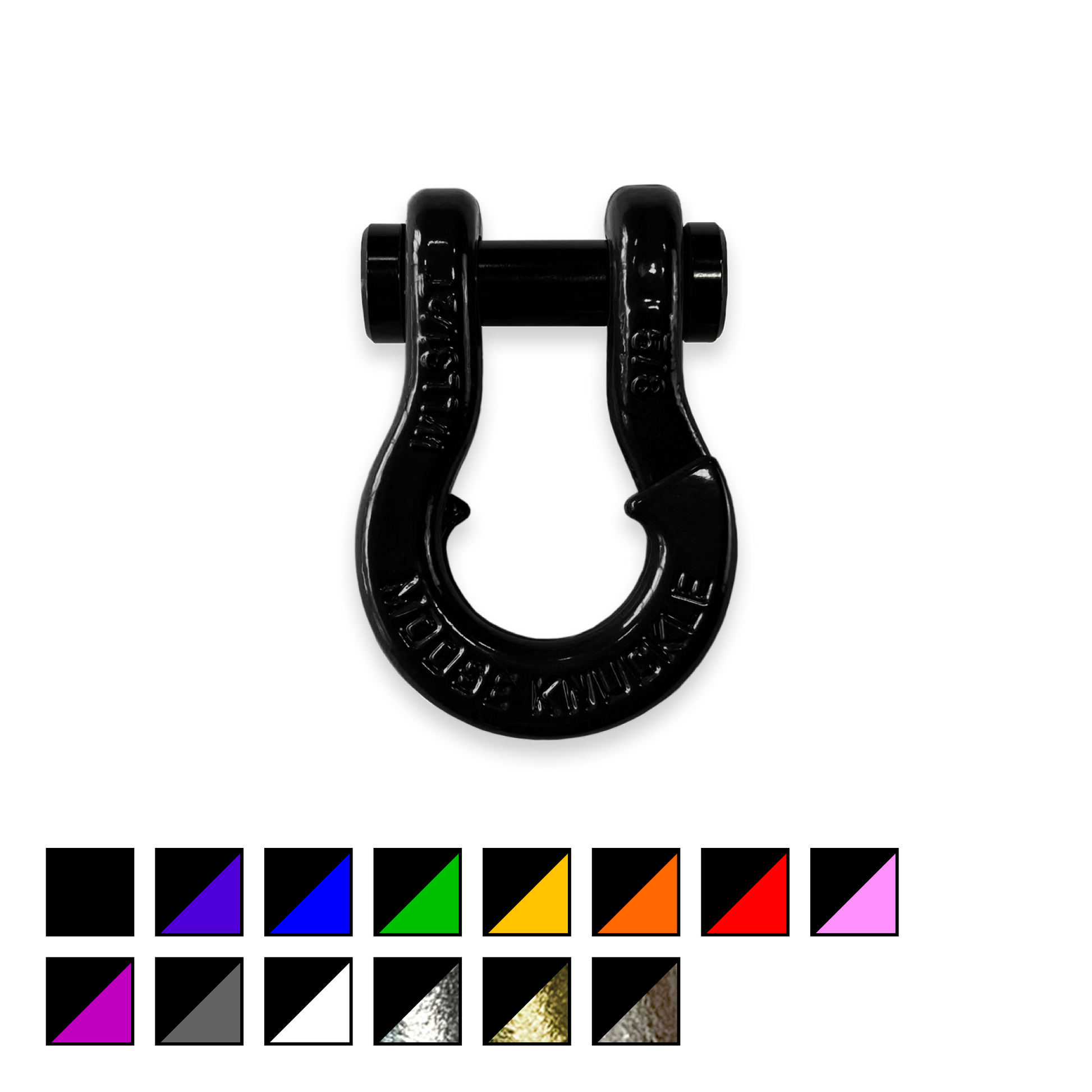 Jowl D-Ring Tow Recovery Shackle | Black Hole