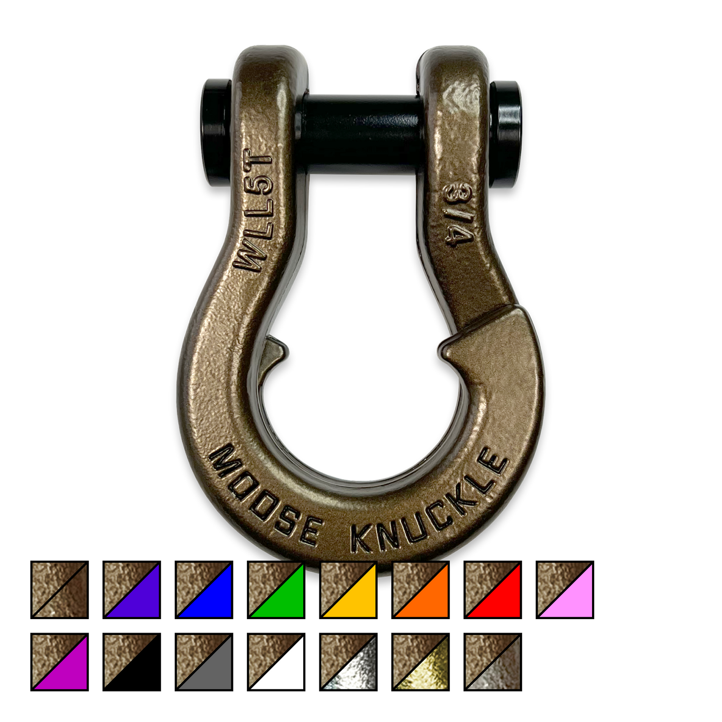 Jowl D-Ring Tow Recovery Shackle | Buff Bronze