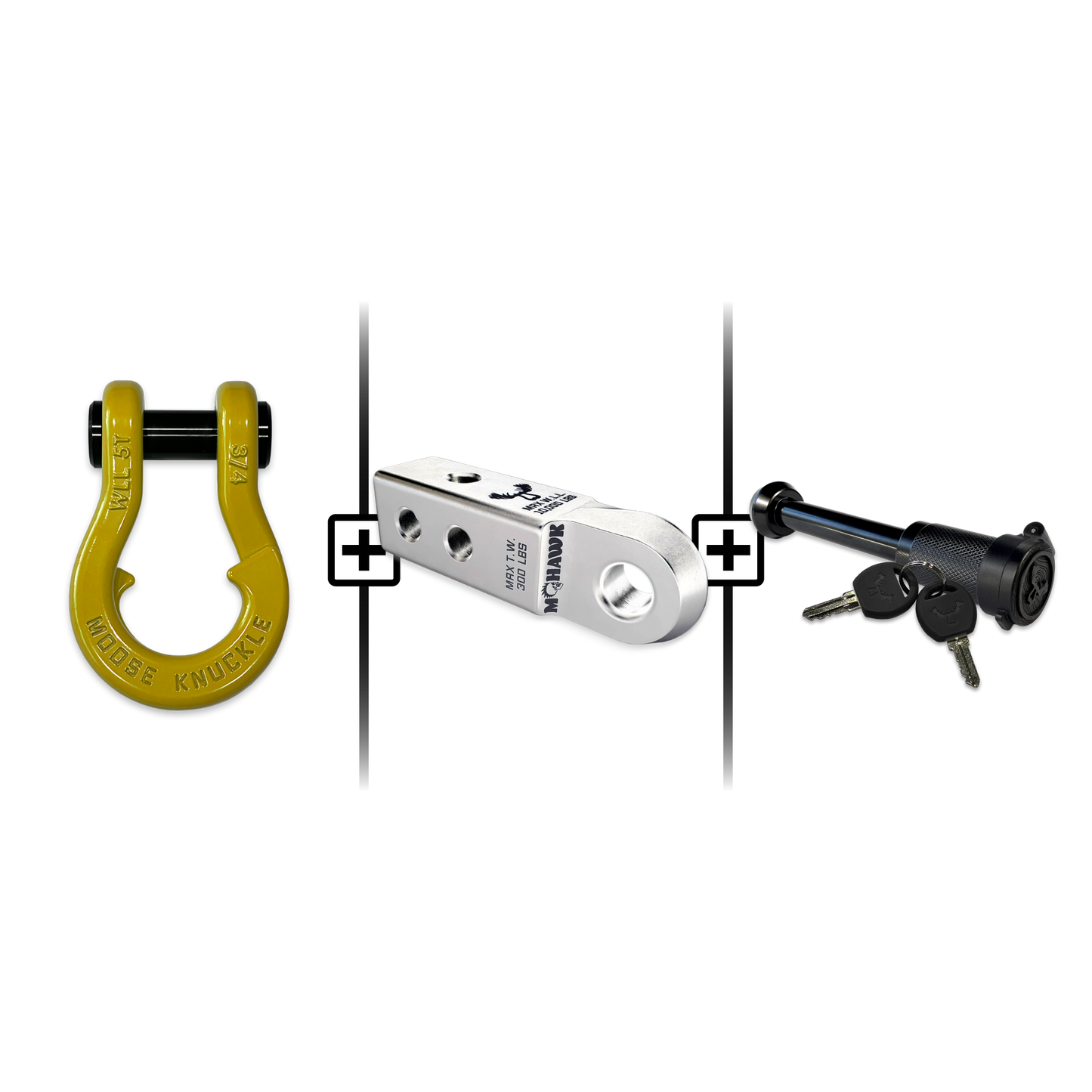 Jowl® 3/4 Split Shackle® Mohawk 2.0 Receiver and Hitch Pin Bundle
