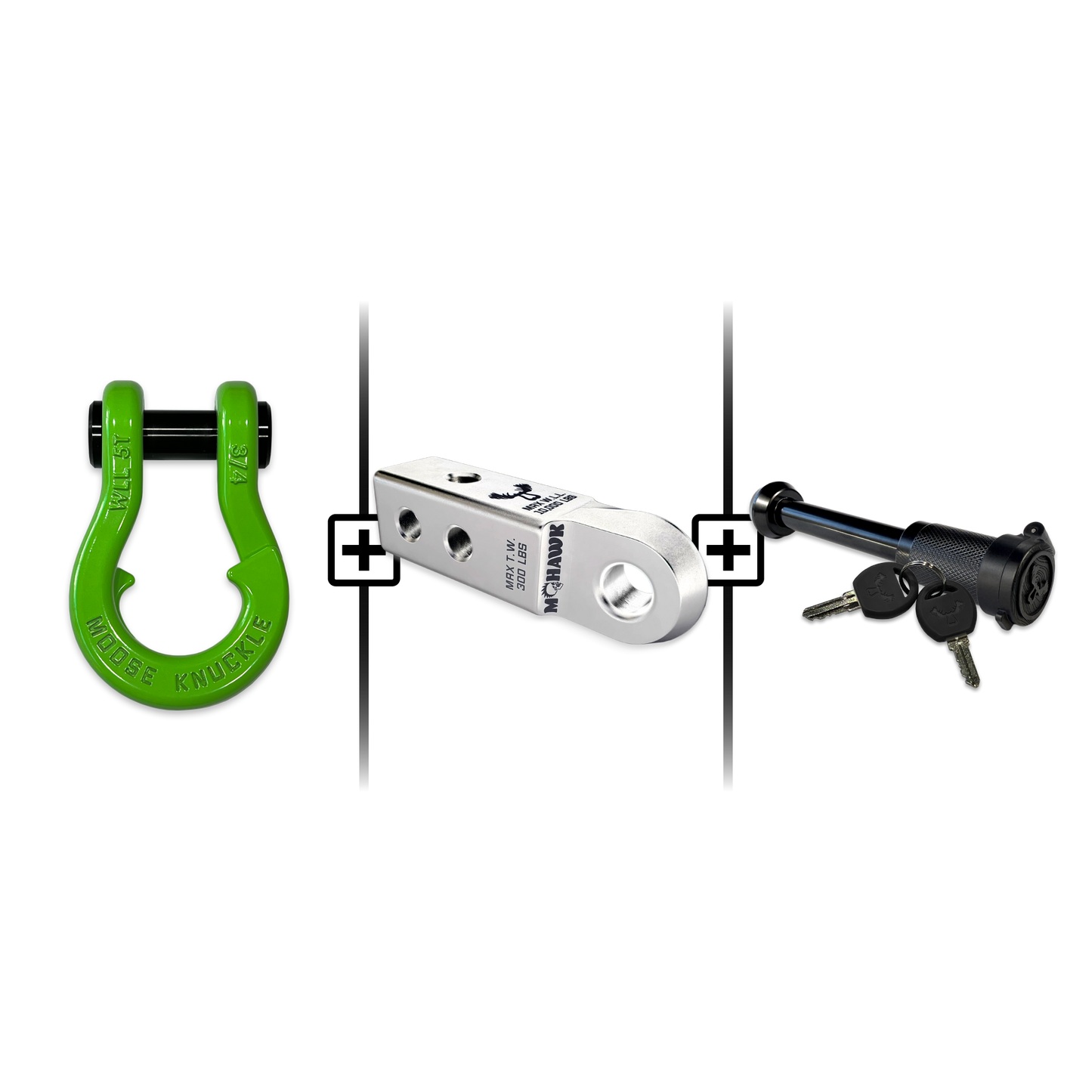 Jowl® 3/4 Split Shackle® Mohawk 2.0 Receiver and Hitch Pin Bundle