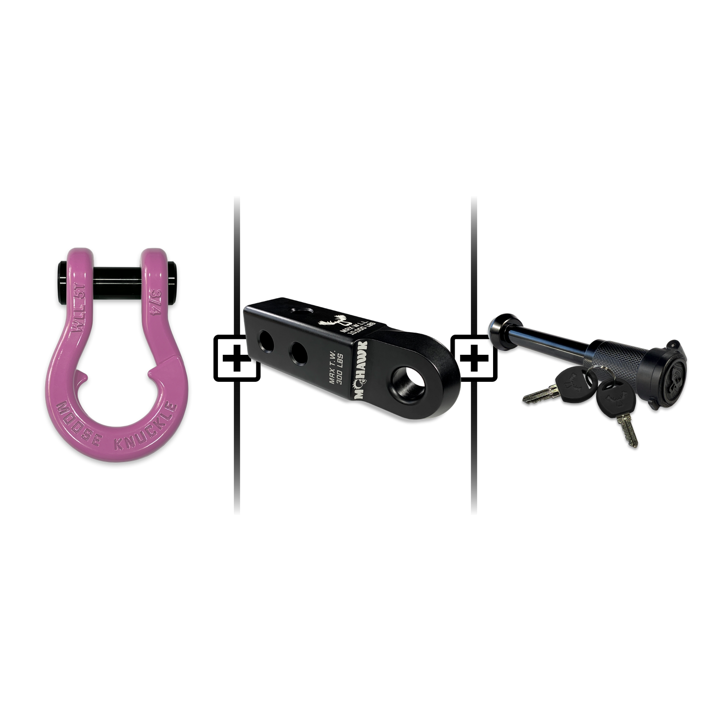Jowl® 3/4 Split Shackle® Mohawk 2.0 Receiver and Hitch Pin Bundle