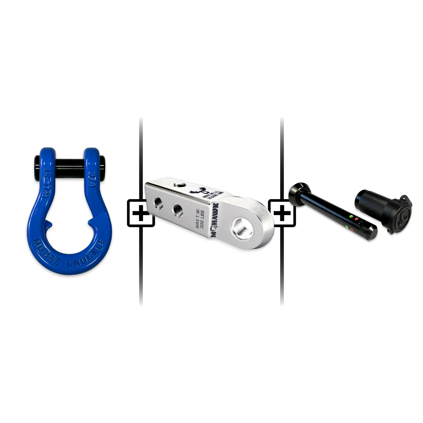 Jowl® 3/4 Split Shackle® Mohawk 2.0 Receiver and Hitch Pin Bundle