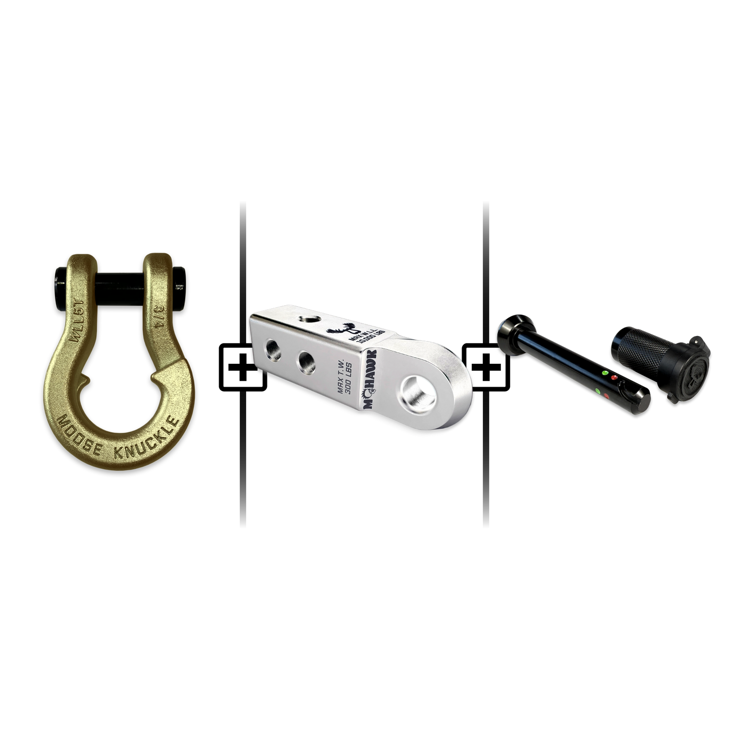 Jowl® 3/4 Split Shackle® Mohawk 2.0 Receiver and Hitch Pin Bundle