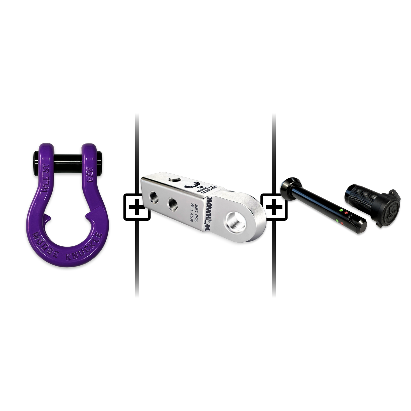 Jowl® 3/4 Split Shackle® Mohawk 2.0 Receiver and Hitch Pin Bundle