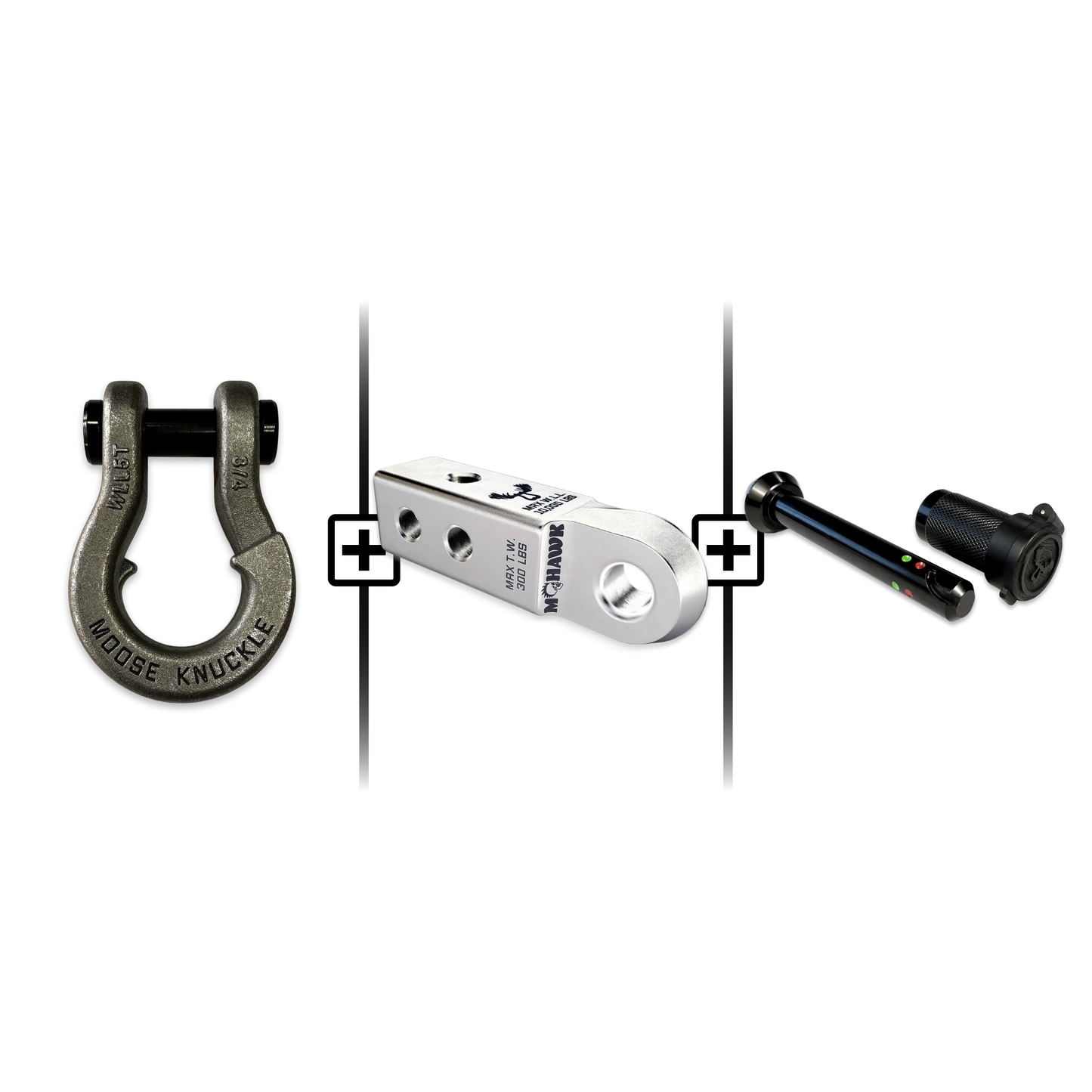 Jowl® 3/4 Split Shackle® Mohawk 2.0 Receiver and Hitch Pin Bundle