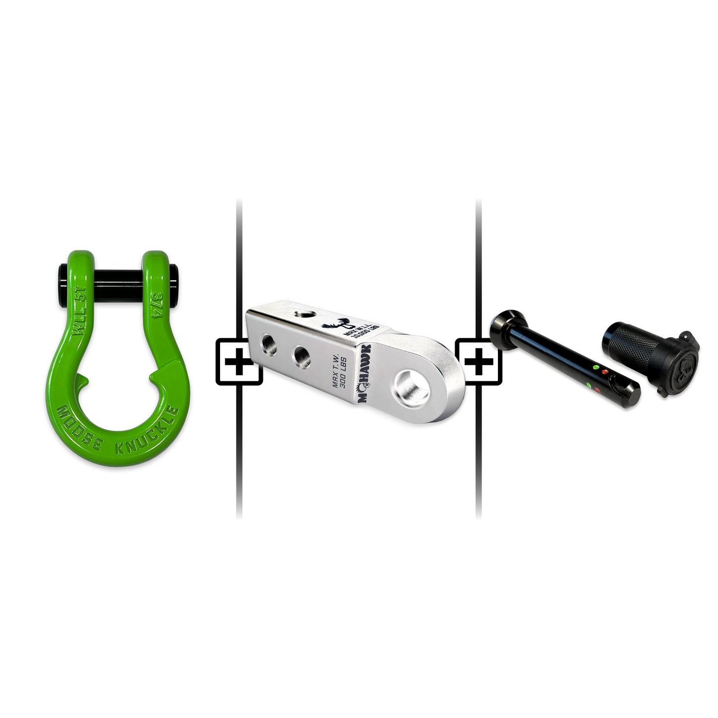 Jowl® 3/4 Split Shackle® Mohawk 2.0 Receiver and Hitch Pin Bundle
