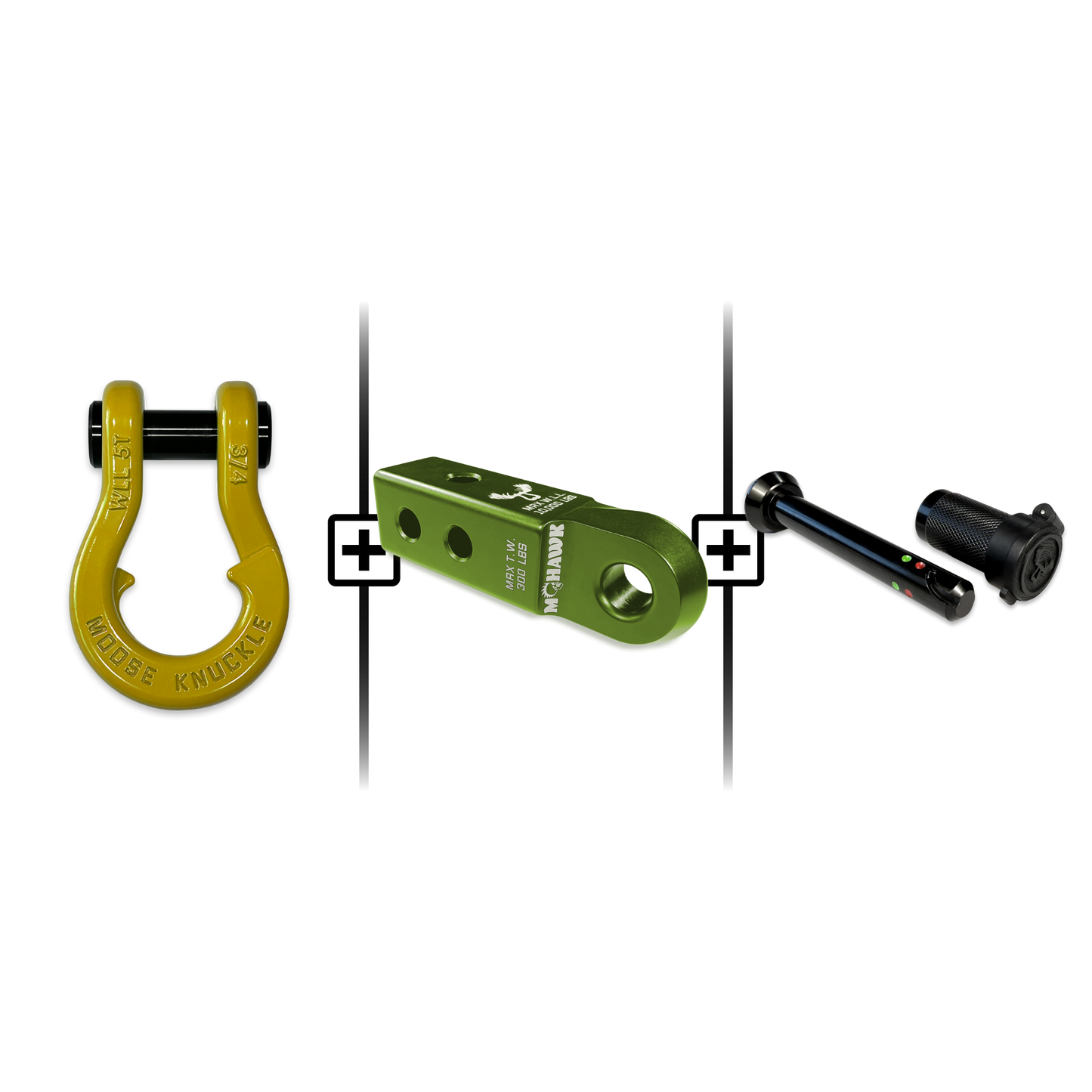 Jowl® 3/4 Split Shackle® Mohawk 2.0 Receiver and Hitch Pin Bundle