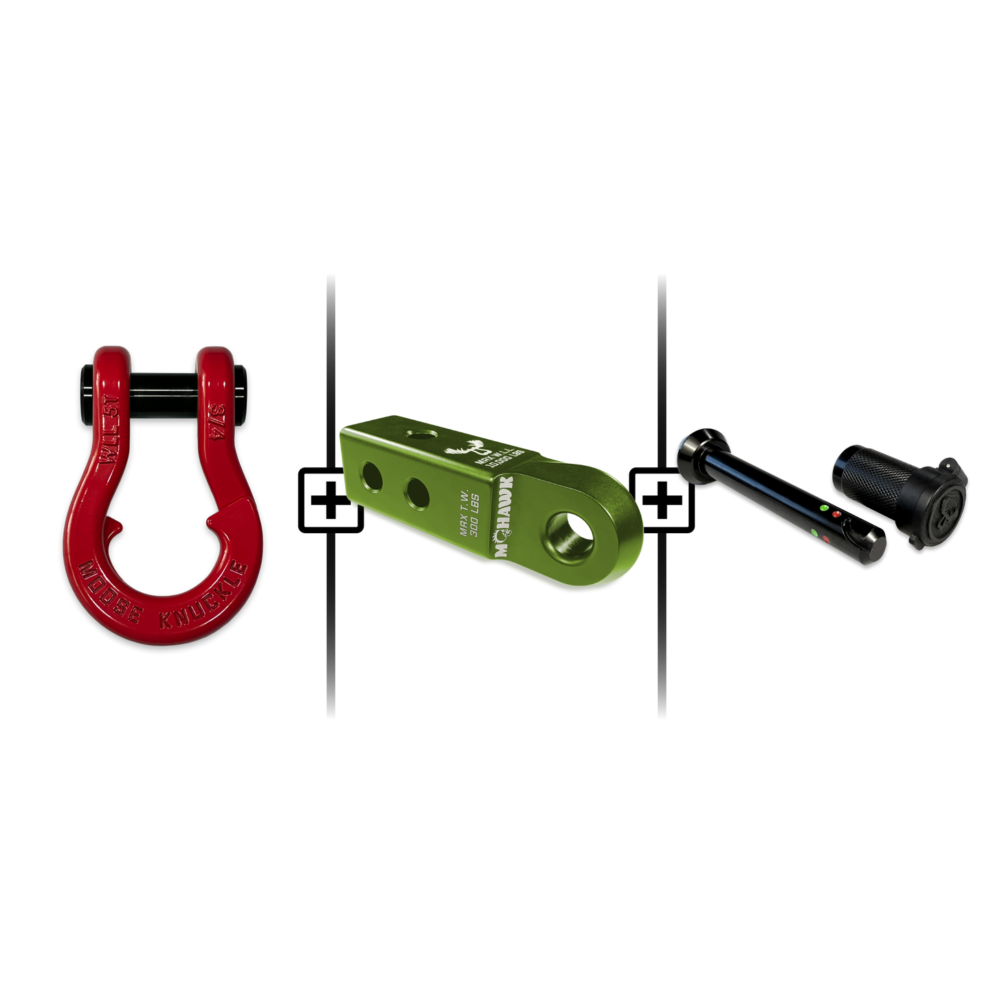 Jowl® 3/4 Split Shackle® Mohawk 2.0 Receiver and Hitch Pin Bundle