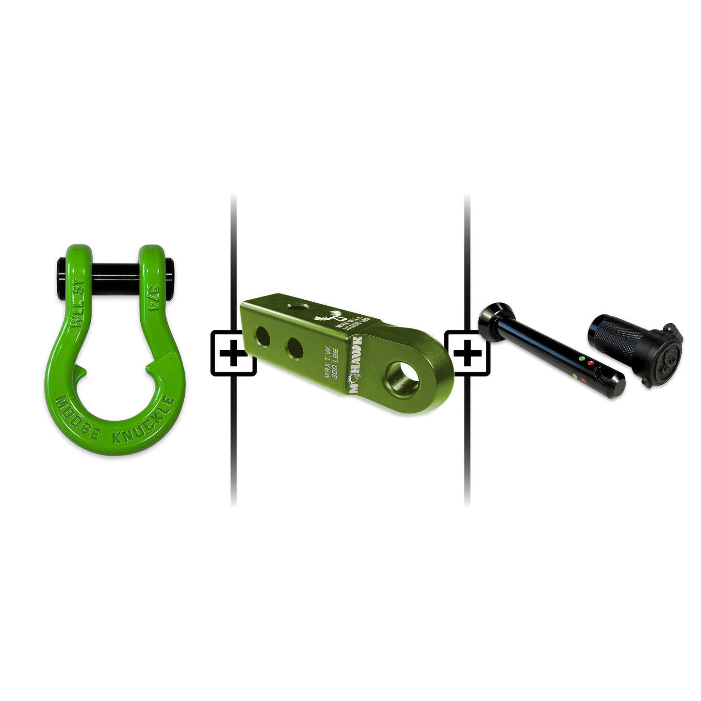 Jowl® 3/4 Split Shackle® Mohawk 2.0 Receiver and Hitch Pin Bundle