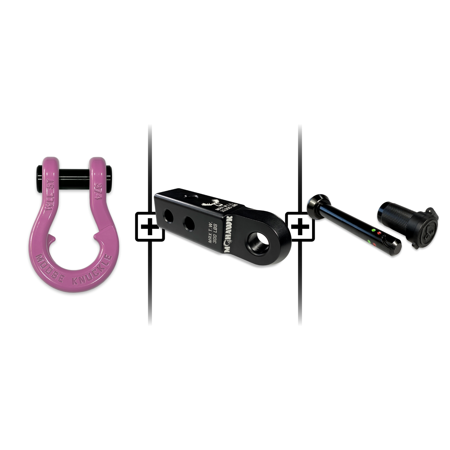 Jowl® 3/4 Split Shackle® Mohawk 2.0 Receiver and Hitch Pin Bundle