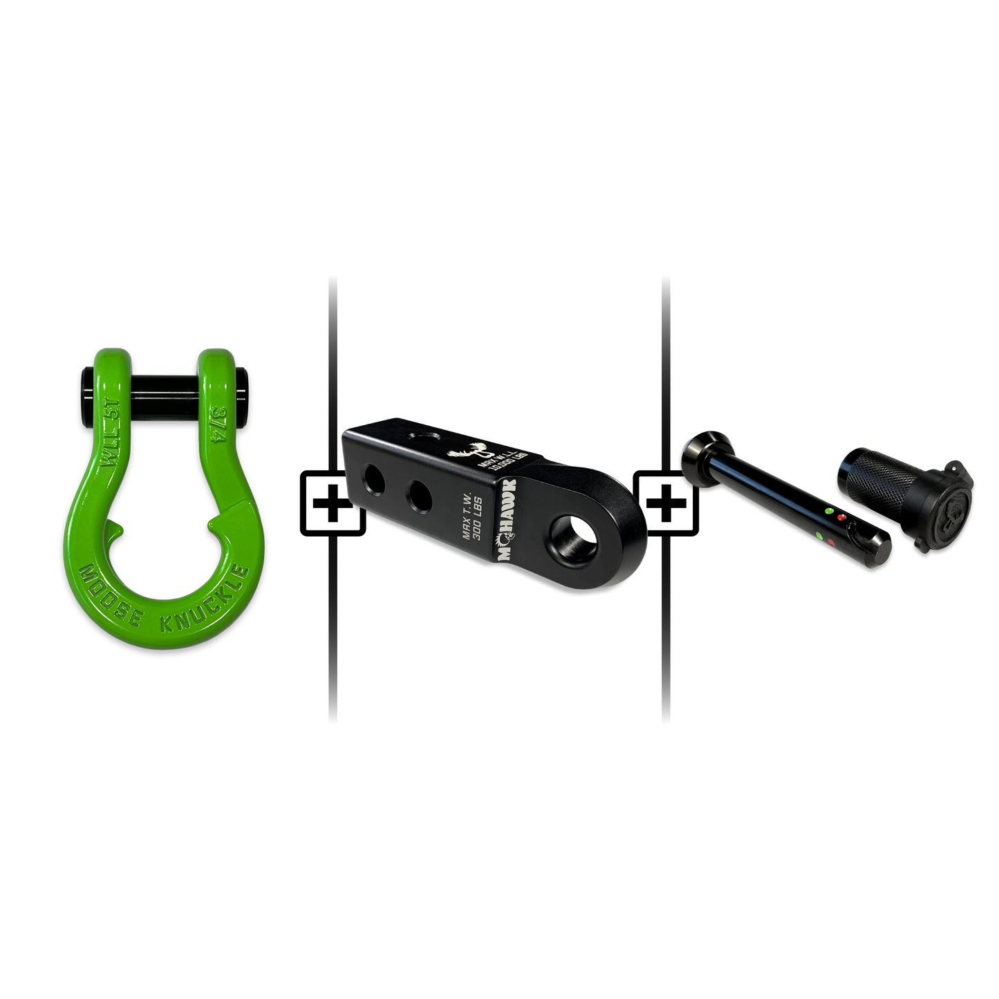 Jowl® 3/4 Split Shackle® Mohawk 2.0 Receiver and Hitch Pin Bundle