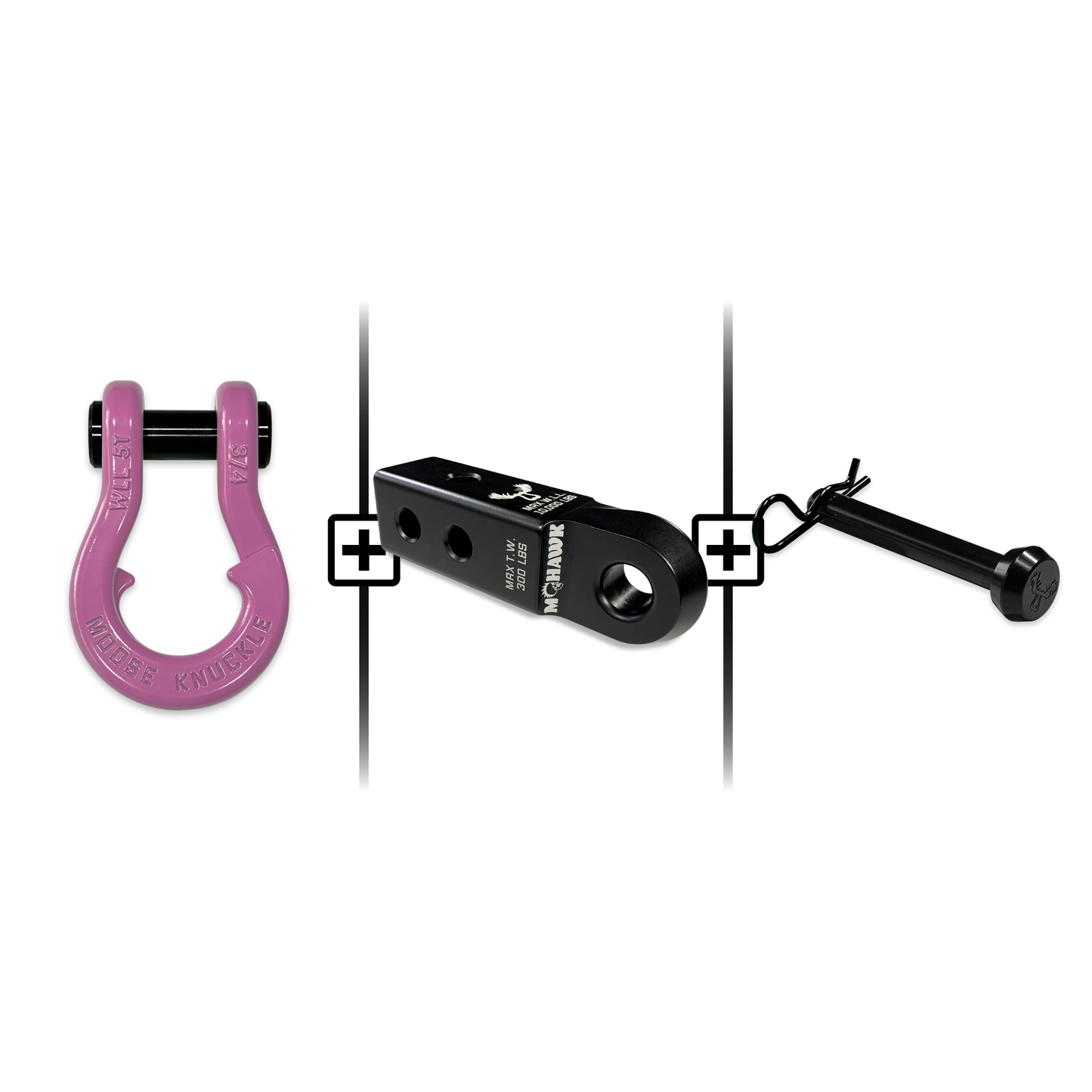 Jowl® 3/4 Split Shackle® Mohawk 2.0 Receiver and Hitch Pin Bundle