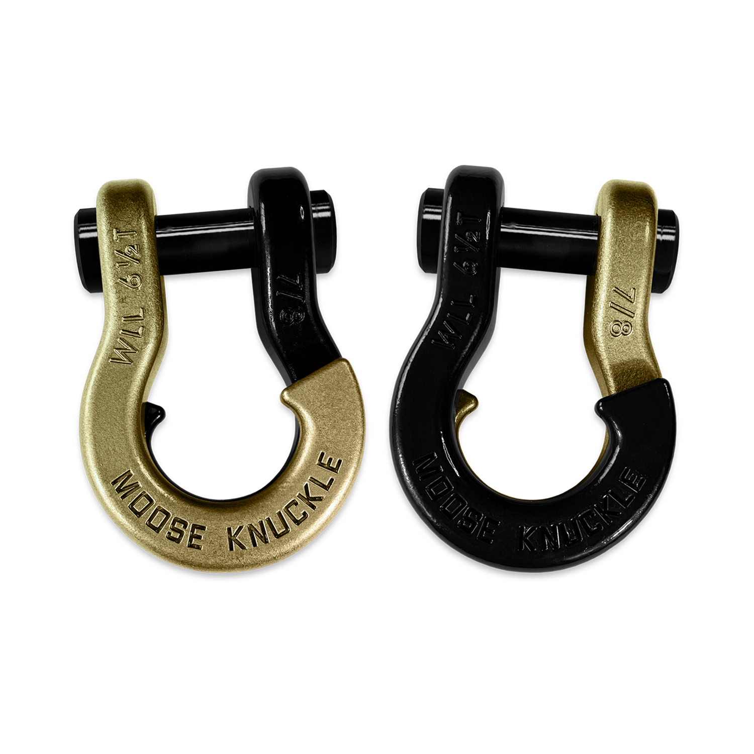 Jowl 7/8 Towing Split Shackle | Brass Knuckle