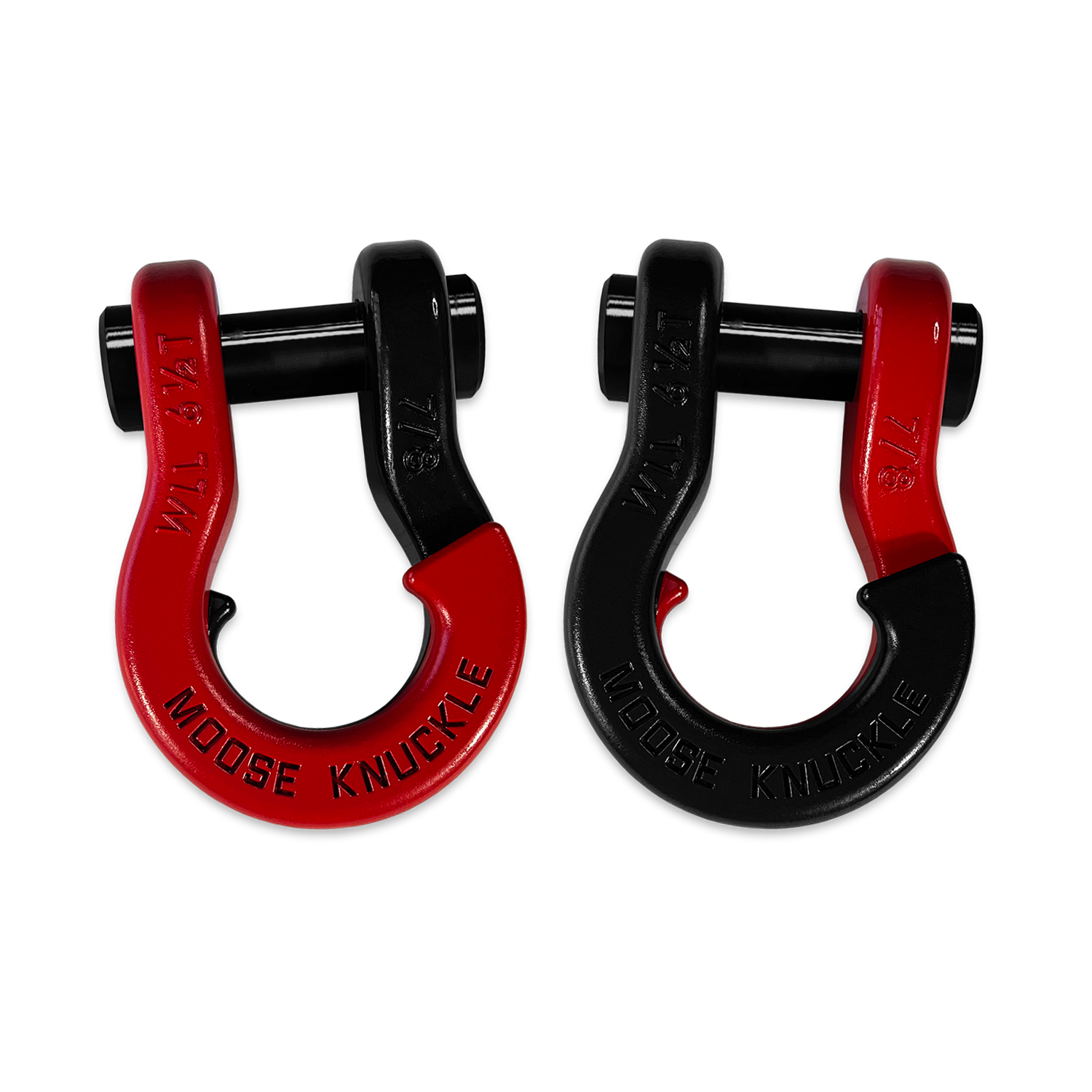 Jowl 7/8 Split Shackle Flame Red | Moose Knuckle Offroad