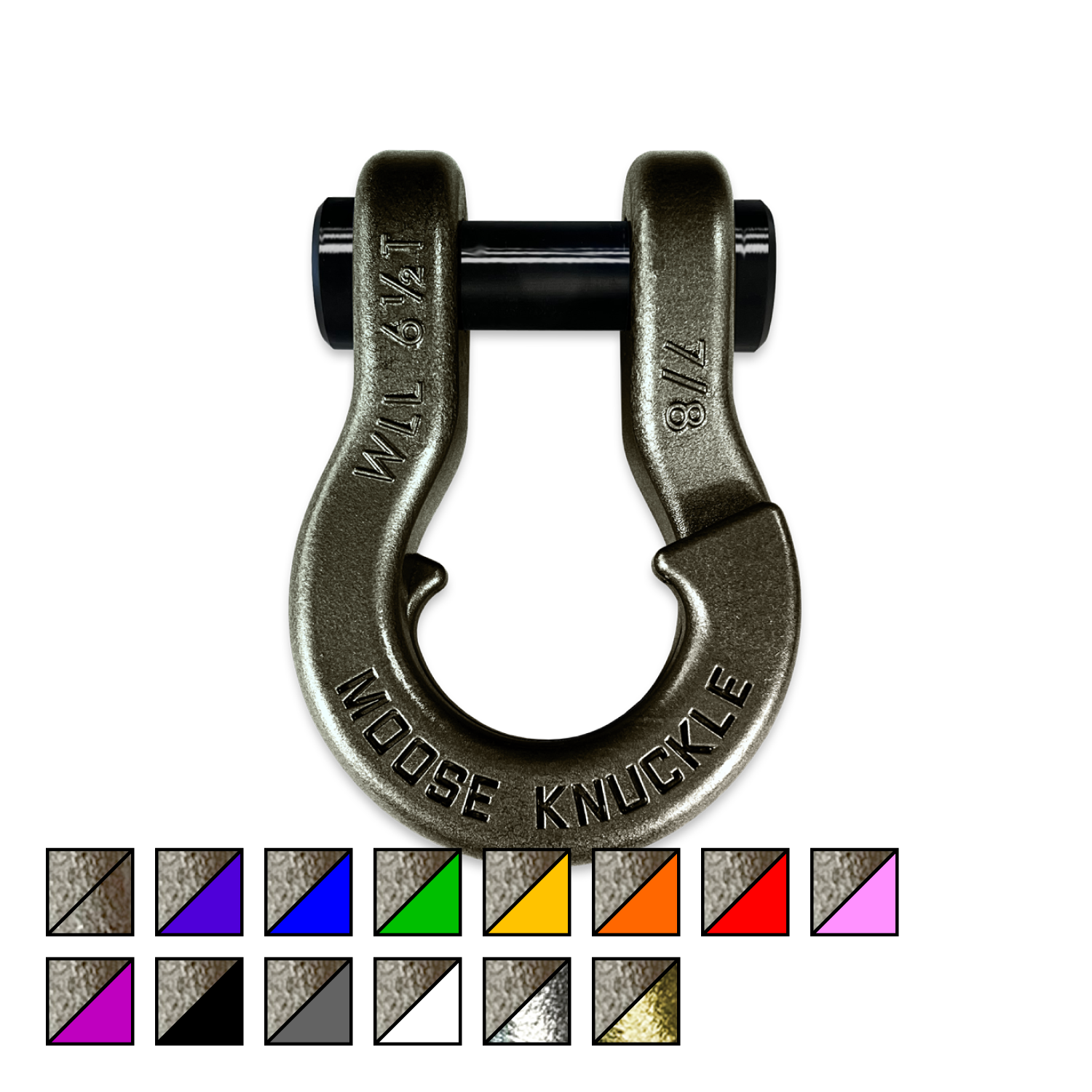 7/8 Split Shackle Raw Dog Uncoated Custom Color Moose Knuckle Offroad –  Forward Notion, LLC