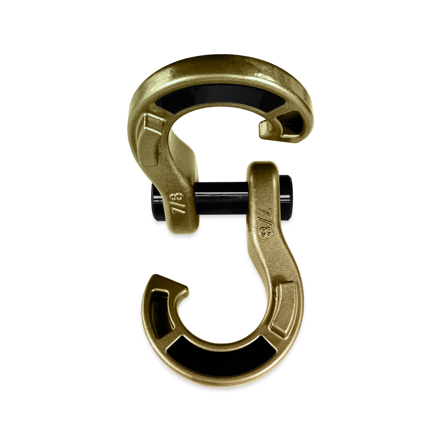 Jowl 7/8 Towing Split Shackle | Brass Knuckle