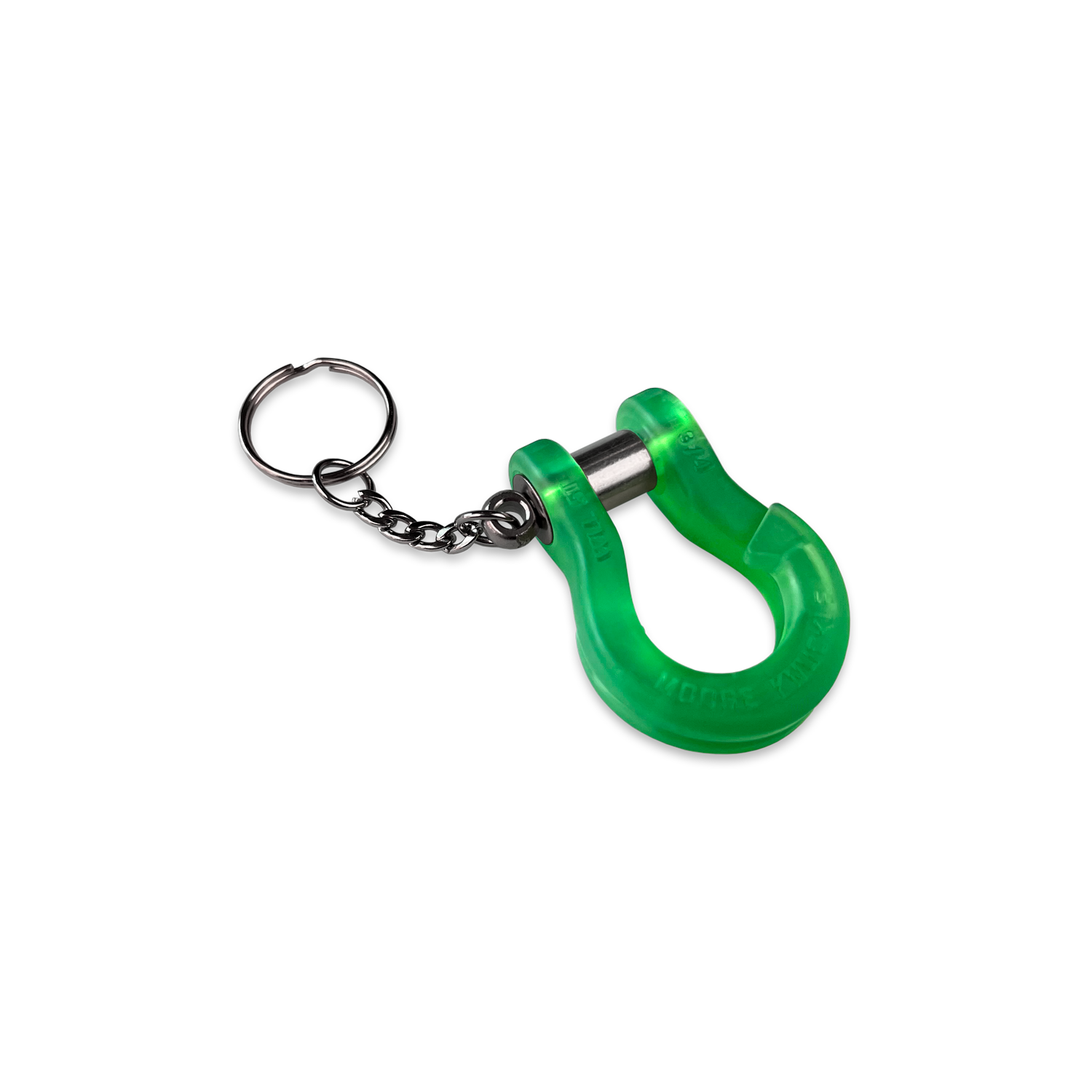 Jowl Split Shackle Key Chain (Green)