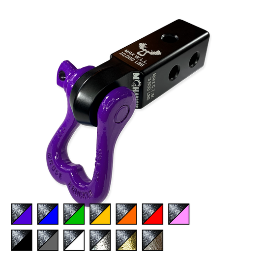 Moose Knuckle Offroad Shackle and Mohawk Receiver Combo Black Lung