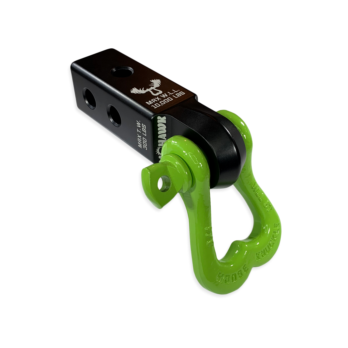 Moose Knuckle Offroad Shackle and Mohawk Receiver Combo Black Lung