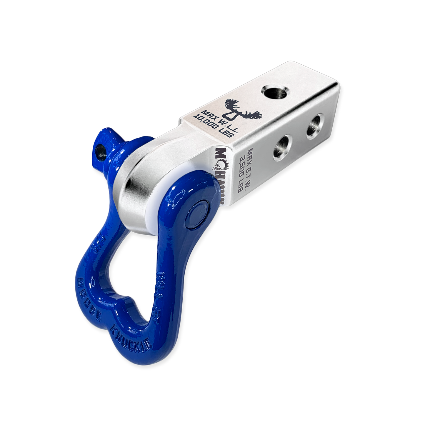 Soft Shackle Receiver | Atomic Silver & Purple