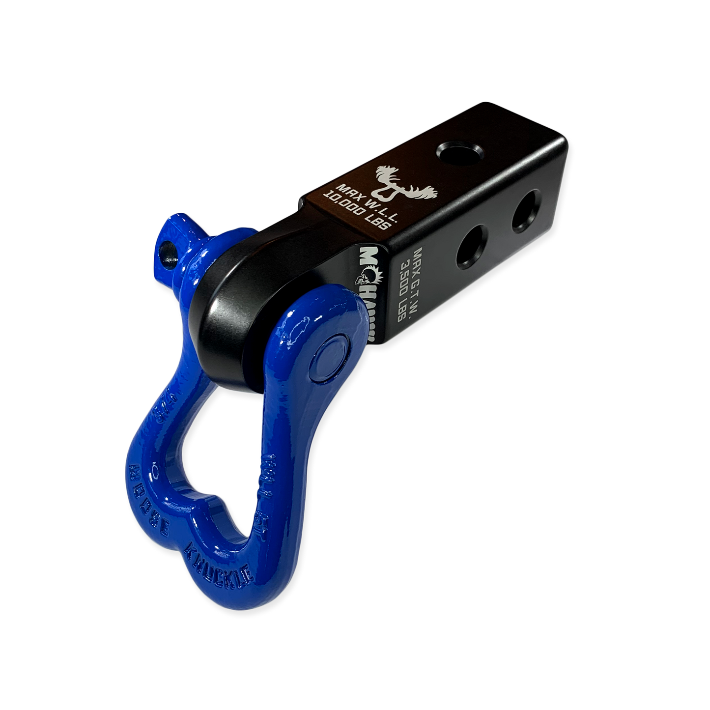 Moose Knuckle Offroad Shackle and Mohawk Receiver Combo Black Lung