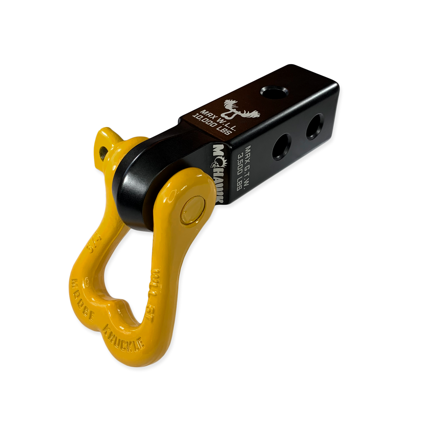 Moose Knuckle Offroad Shackle and Mohawk Receiver Combo Black Lung