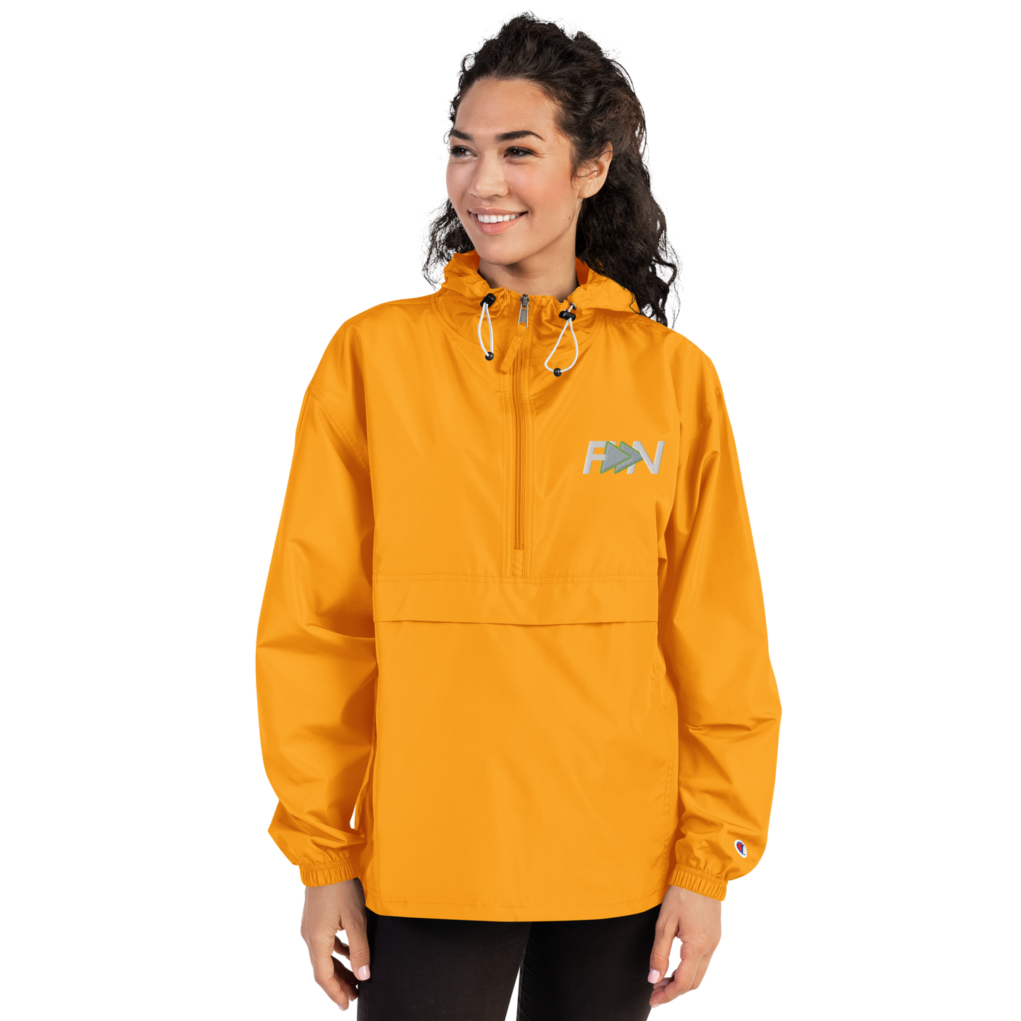 Forward Notion's Yankover Packable Jacket in Gold