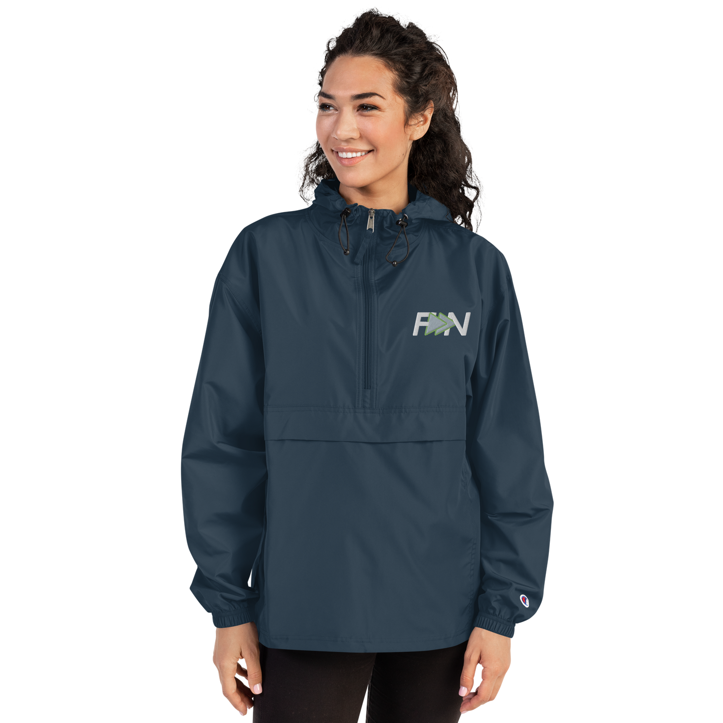 Forward Notion's Yankover Packable Jacket in Navy
