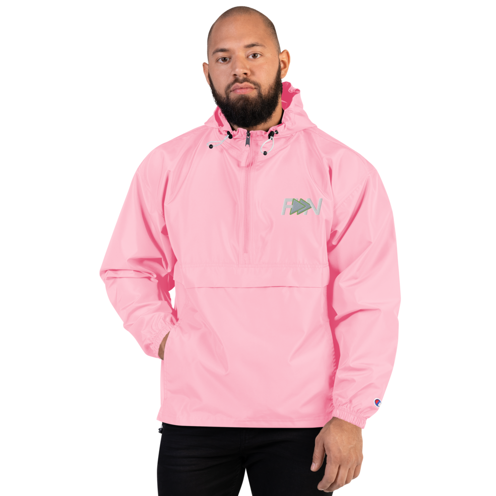 Forward Notion's Yankover Packable Jacket in Pink Candy