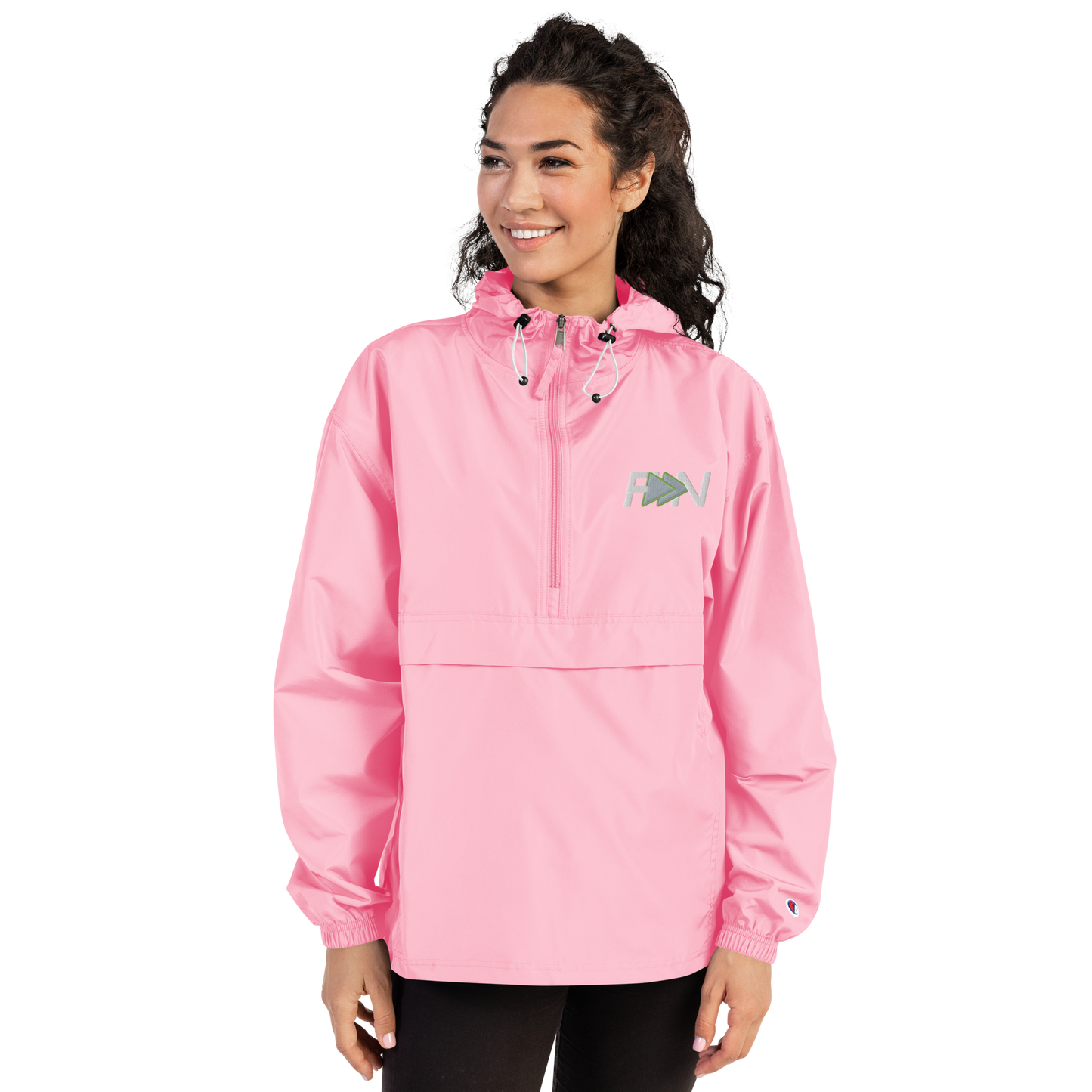 Forward Notion's Yankover Packable Jacket in Pink Candy