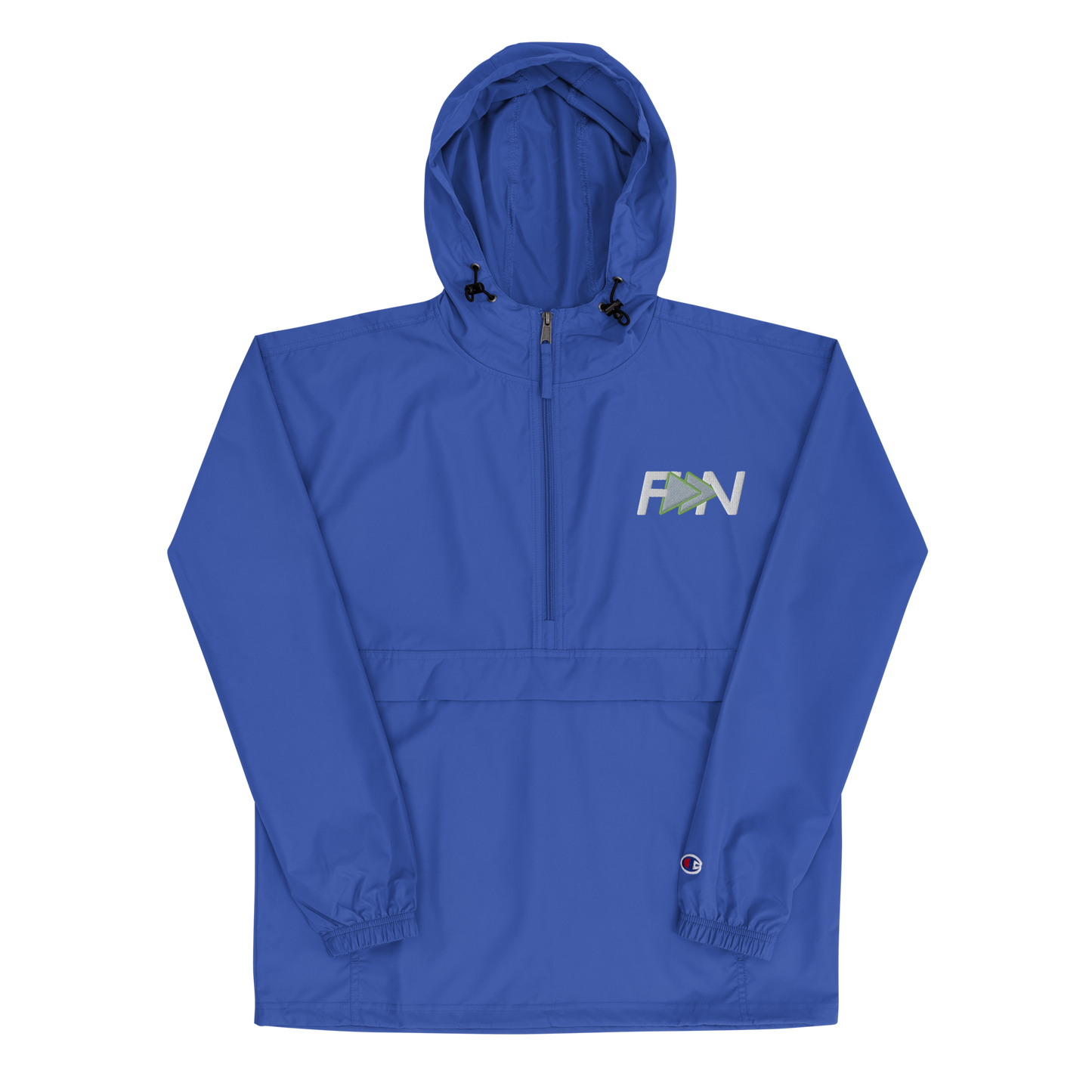 Forward Notion's Yankover Packable Jacket in Royal Blue