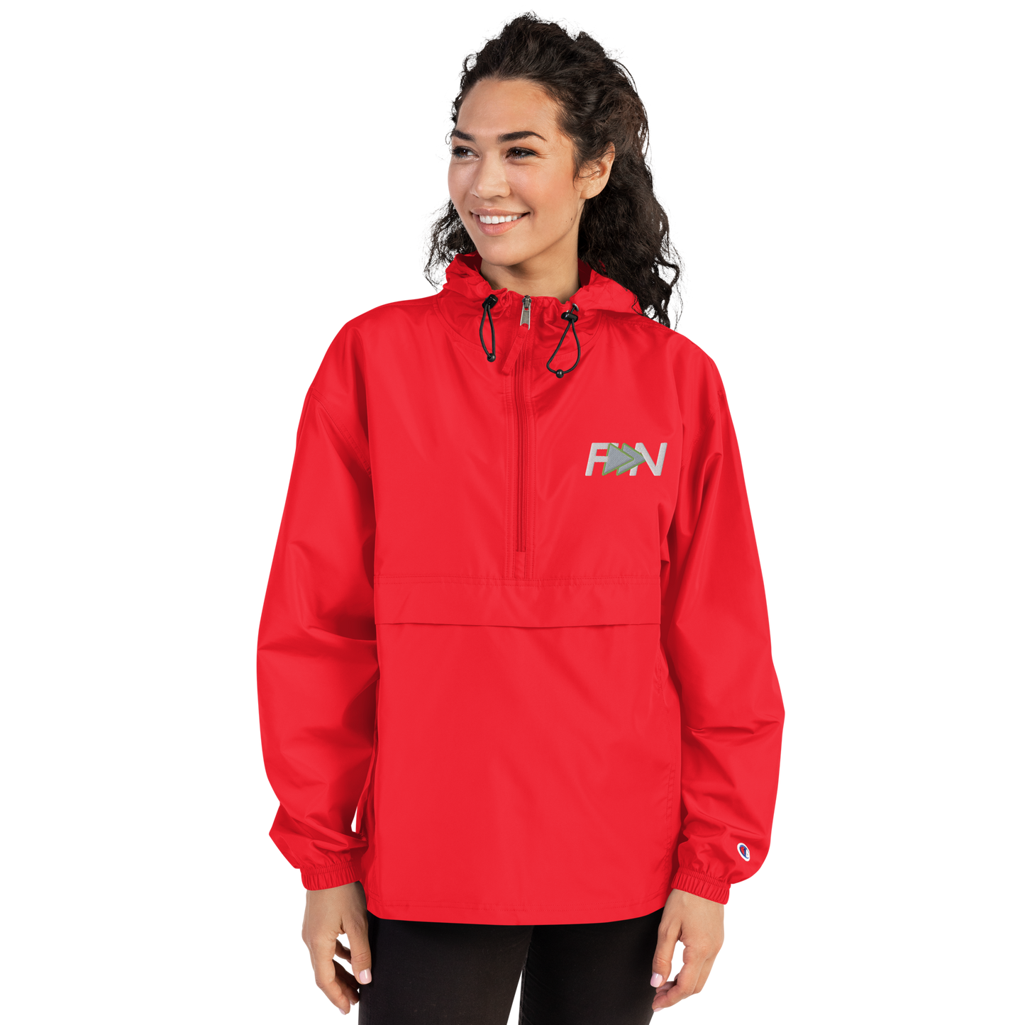 Forward Notion's Yankover Packable Jacket in Scarlet