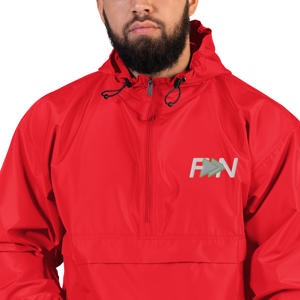 Forward Notion's Yankover Packable Jacket in Scarlet