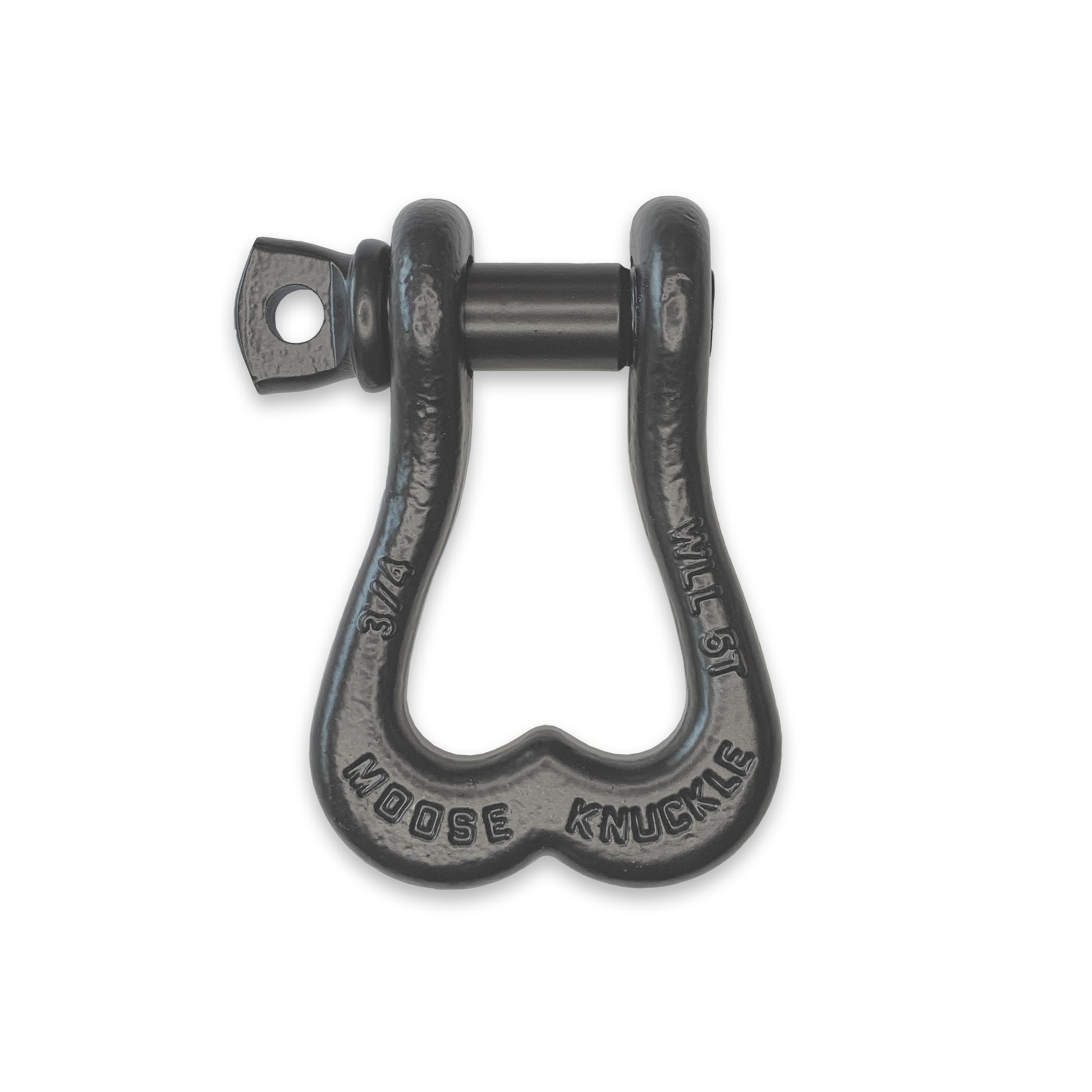 Moose Knuckle XL Gun Gray D-Ring 3/4 Shackle for Towing Off-Road Jeep, Tacoma, 4-Runner, 4x4 Truck and SxS Vehicle Recovery