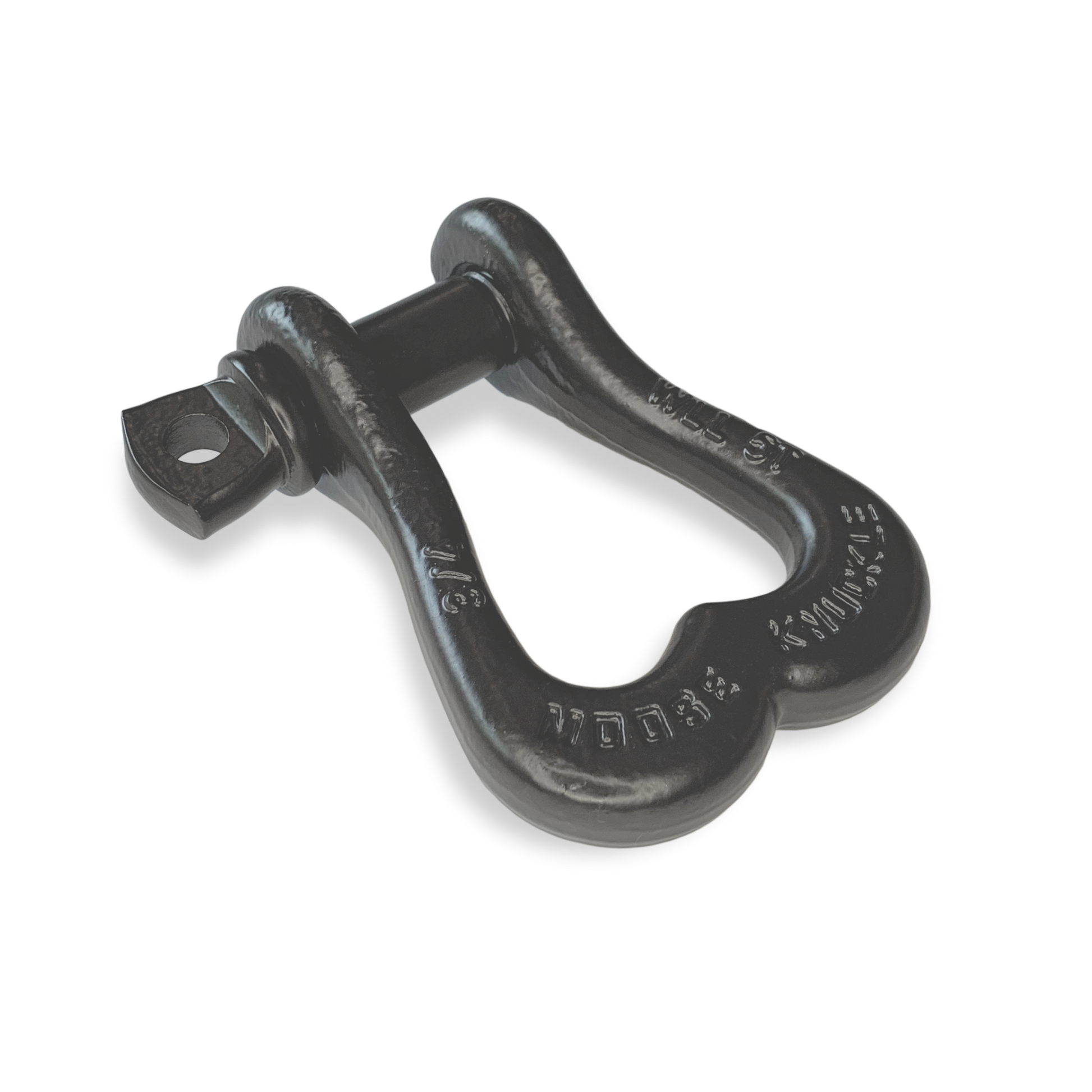 Moose Knuckle XL Gun Gray Bow D-Ring 3/4 Shackle for Off-Road Closed Loop 4x4 and SxS Vehicle Recovery