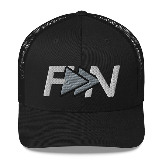 Shop Forward Notion's Icon Trucker Hat in Black