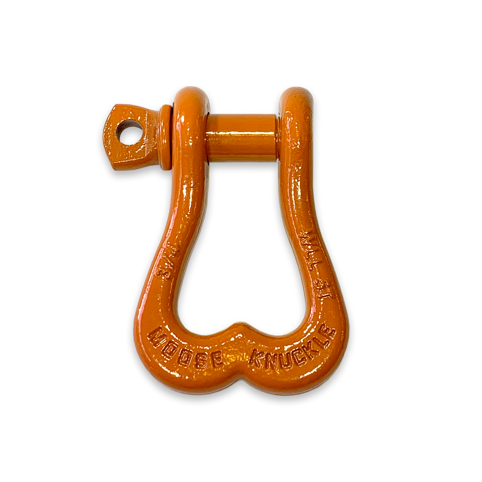 Offroad Trail Riding Jeep Recovery Shackles | Obscene Orange