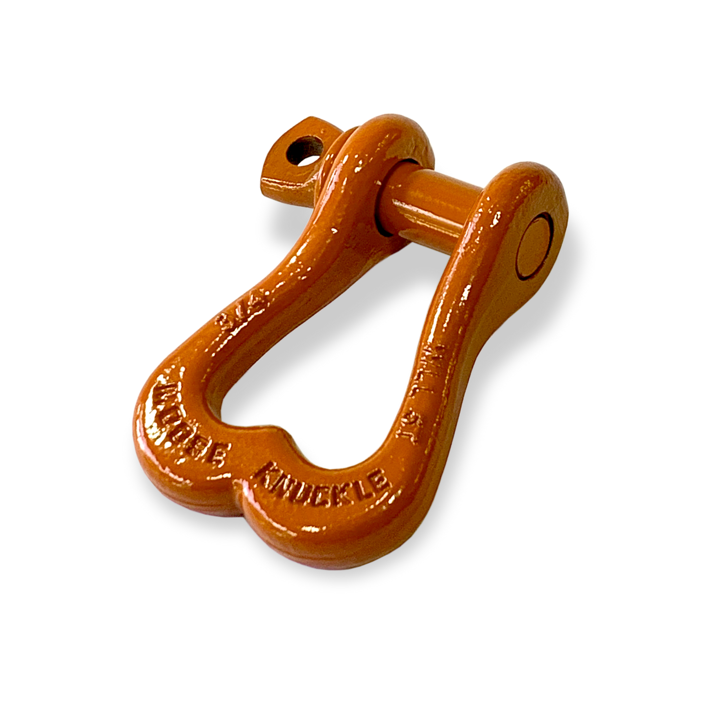 Offroad Trail Riding Jeep Recovery Shackles | Obscene Orange