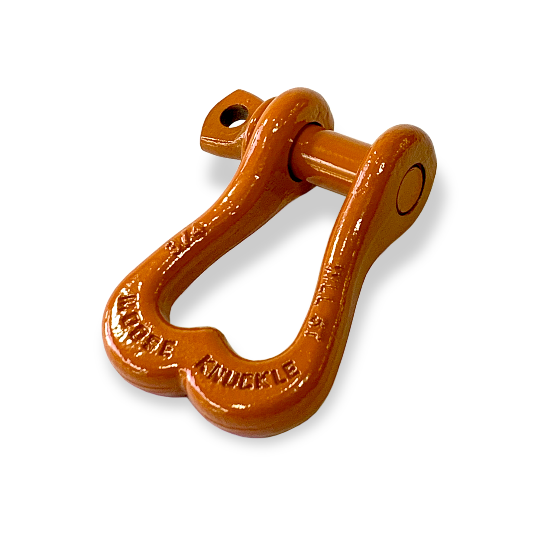 Offroad Trail Riding Jeep Recovery Shackles | Obscene Orange
