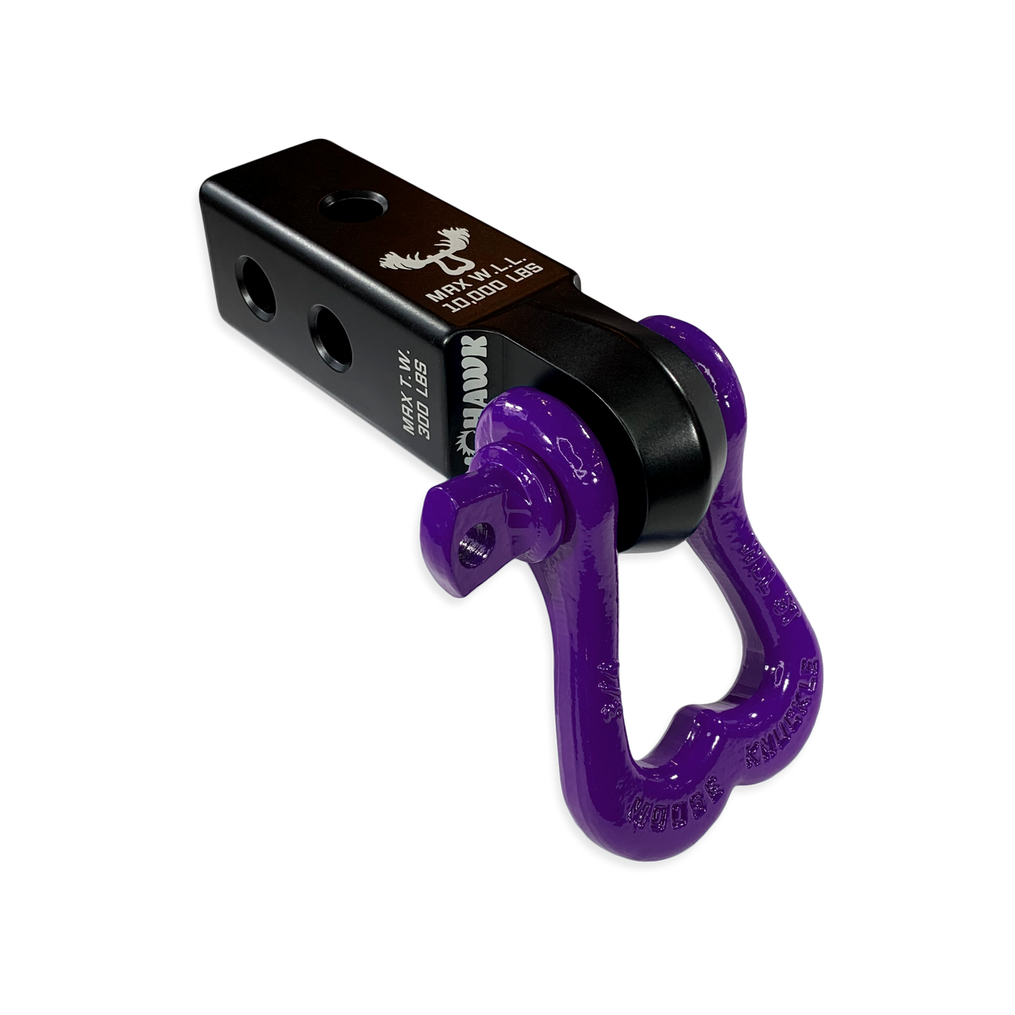 Moose Knuckle Offroad Shackle and Mohawk Receiver Combo Black Lung