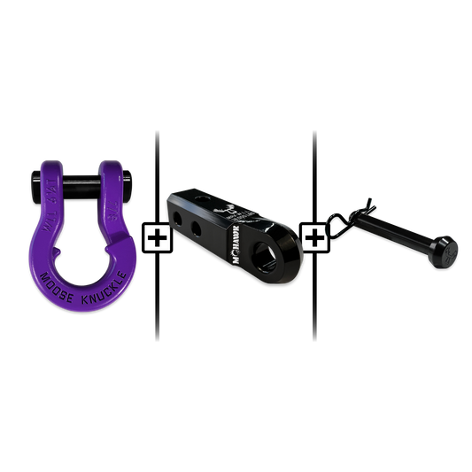 hitch receiver shackle mount